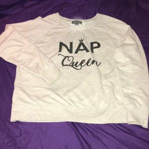 Ladies Nap Queen Sweat Shirt
